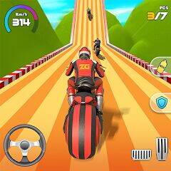 Скачать взломанную Bike Game 3D: Racing Game [Мод меню] MOD apk на Андроид