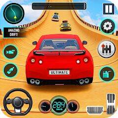 Скачать взломанную Racing Car Stunt | Stunt Race [Бесплатные покупки] MOD apk на Андроид