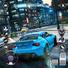 Скачать взломанную Driving Real Race City 3D [Много денег] MOD apk на Андроид