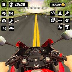 Скачать взломанную Moto Traffic Bike Race Game 3d [Мод меню] MOD apk на Андроид