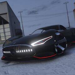 Скачать взломанную Drive Mercedes Benz Vision Car [Бесплатные покупки] MOD apk на Андроид