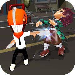 Скачать взломанную チェンソーマンkick悪魔のゲーム [Бесплатные покупки] MOD apk на Андроид