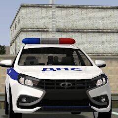 Скачать взломанную Полицейские гонки: ЛАДА Веста [Много монет] MOD apk на Андроид