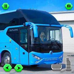 Скачать взломанную Автобус Игры Автобус Вождение [Мод меню] MOD apk на Андроид