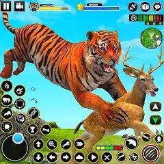 Скачать взломанную Tiger Simulator Lion games 3D [Много денег] MOD apk на Андроид
