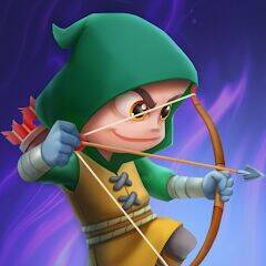 Скачать взломанную The Walking Hero -Idle RPG MMO [Много денег] MOD apk на Андроид