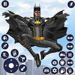 Скачать взломанную Flying Bat Robot Car Transform [Мод меню] MOD apk на Андроид