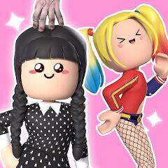 Скачать взломанную Famous Fashion - Dress Up Game [Много денег] MOD apk на Андроид