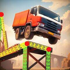 Скачать взломанную 橋かけ達人を目指せ！(ベイラーレジェンド) [Много монет] MOD apk на Андроид