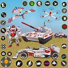 Скачать взломанную Игра с несколькими роботами [Много денег] MOD apk на Андроид