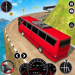 Скачать взломанную Offroad Bus Simulator Game [Много монет] MOD apk на Андроид
