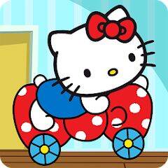 Скачать взломанную Игры Hello Kitty - машина игра [Много монет] MOD apk на Андроид