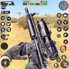 Скачать взломанную Gun Shooting Games: Gun Game [Много монет] MOD apk на Андроид