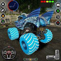 Скачать взломанную 4x4 Monster Truck Stunt Games [Мод меню] MOD apk на Андроид