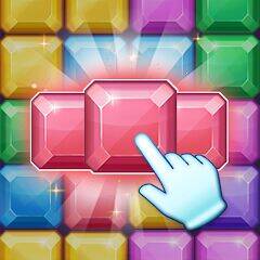 Скачать взломанную Pop Block Jewel [Бесплатные покупки] MOD apk на Андроид