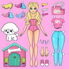 Скачать взломанную Chibi Dolls Dress Up Games [Много монет] MOD apk на Андроид