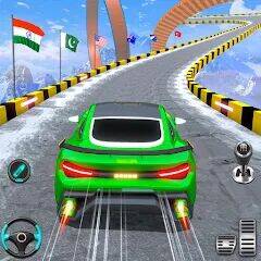 Скачать взломанную Ramp Car Games: GT Car Stunts [Бесплатные покупки] MOD apk на Андроид
