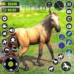 Скачать взломанную Virtual Wild Horse Family Sim [Много денег] MOD apk на Андроид