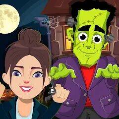 Скачать взломанную Pretend Play Halloween Party [Много монет] MOD apk на Андроид
