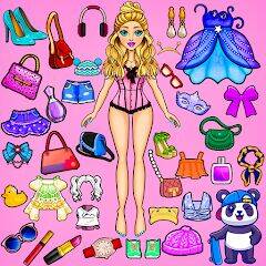 Скачать взломанную Diy Paper Princess Cute Dolls [Мод меню] MOD apk на Андроид