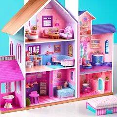 Скачать взломанную Doll House Design Doll Games [Мод меню] MOD apk на Андроид