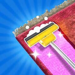 Скачать взломанную Clean My Carpet - ASMR Washing [Много денег] MOD apk на Андроид