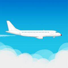 Скачать взломанную Симулятор полета 2d [Много монет] MOD apk на Андроид