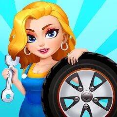 Скачать взломанную Car Fix Inc - Mechanic Garage [Много денег] MOD apk на Андроид