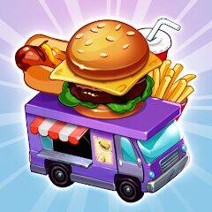 Скачать взломанную Kitchen Scramble: Cooking Game [Бесплатные покупки] MOD apk на Андроид