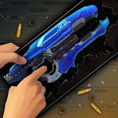 Скачать взломанную Gun Simulator 3D & Time Bomb [Много денег] MOD apk на Андроид