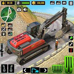 Скачать взломанную City Road Construction Games [Много монет] MOD apk на Андроид
