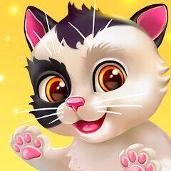 Скачать взломанную My Cat - Tамагочи c котиками [Мод меню] MOD apk на Андроид