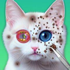 Скачать взломанную Virtual Cat ASMR Spa Makeover [Бесплатные покупки] MOD apk на Андроид