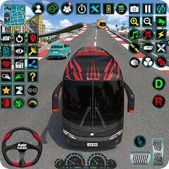 Скачать взломанную Public Coach Bus Driving 3D [Много денег] MOD apk на Андроид