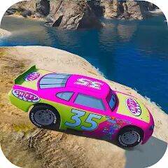 Скачать взломанную Superheroes Canyon Stunts cars [Мод меню] MOD apk на Андроид