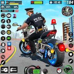 Скачать взломанную Police Moto Bike Chase Crime [Много денег] MOD apk на Андроид