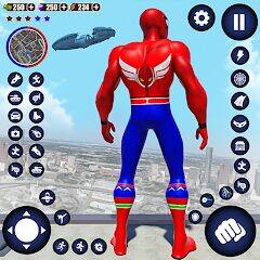 Скачать взломанную Flying Superhero Robot Games [Много монет] MOD apk на Андроид