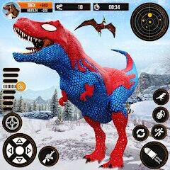 Скачать взломанную Игры Охотник на динозавров [Много денег] MOD apk на Андроид