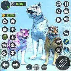 Скачать взломанную Симулятор Семьи Белого Тигра [Много денег] MOD apk на Андроид