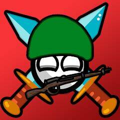 Скачать взломанную Countryballs Continental War [Много монет] MOD apk на Андроид
