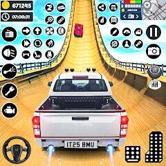 Скачать взломанную Ramp Car Game - Car Stunt [Много денег] MOD apk на Андроид