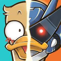 Скачать взломанную Merge Duck 2: Idle RPG [Мод меню] MOD apk на Андроид
