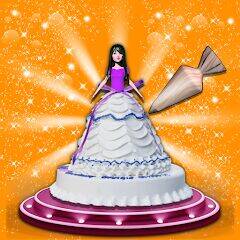 Скачать взломанную Doll Cake Dress Up Games 3D [Мод меню] MOD apk на Андроид