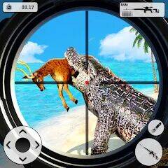 Скачать взломанную Crocodile Hunting Animal Games [Много монет] MOD apk на Андроид