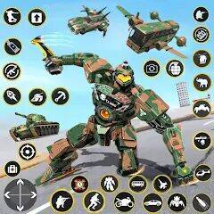 Скачать взломанную автобус робот автомобиль игра [Много монет] MOD apk на Андроид