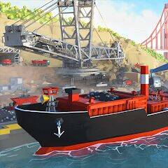 Скачать взломанную Port City: Судовой магнат [Много денег] MOD apk на Андроид