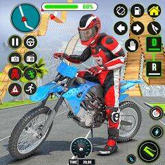 Скачать взломанную GT Bike Racing Game Moto Stunt [Мод меню] MOD apk на Андроид