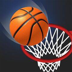 Скачать взломанную Dunk Stroke - 3D-баскетбольная [Много монет] MOD apk на Андроид