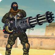 Скачать взломанную Desert Gunner Machine Gun Game [Бесплатные покупки] MOD apk на Андроид