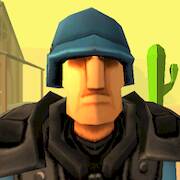 Скачать взломанную Blocky Apex Strike Bit Tales [Мод меню] MOD apk на Андроид
